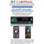 SWM-1789 Ricevitore autoradio Bluetooth 5.1 Lettore MP3 con telecomando, SWM-1789