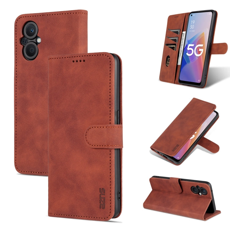 AZNS Skin Feel Calf Texture Custodia per telefono orizzontale in pelle a conchiglia, For vivo Y76s 5G / Y74s, For OPPO A96 5G / Reno7 5G Overseas Version & OnePlus Nord N20 5G, For Xiaomi Redmi Note 11 4G Global / Note 11S                              ...