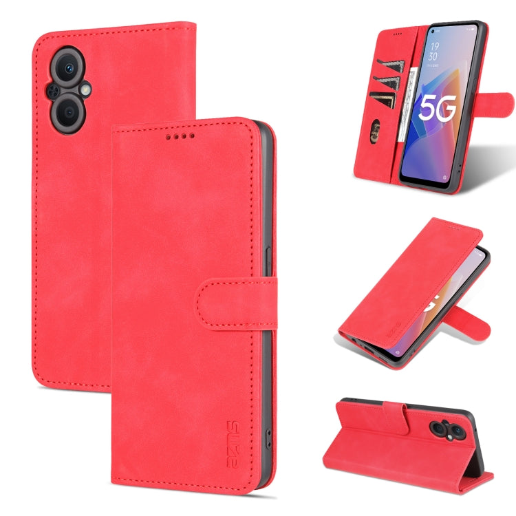 AZNS Skin Feel Calf Texture Custodia per telefono orizzontale in pelle a conchiglia, For vivo Y76s 5G / Y74s, For OPPO A96 5G / Reno7 5G Overseas Version & OnePlus Nord N20 5G, For Xiaomi Redmi Note 11 4G Global / Note 11S                              ...