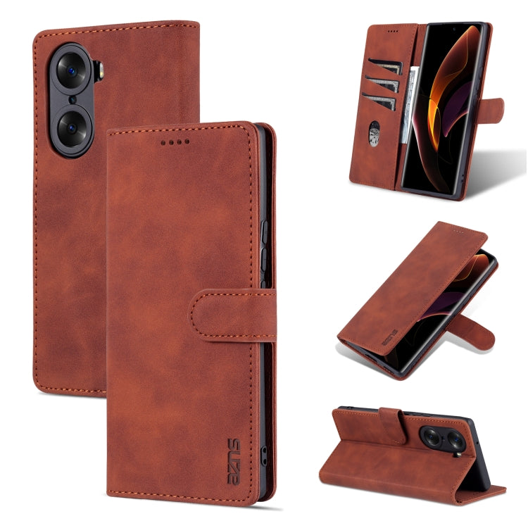 AZNS Skin Feel Calf Texture Custodia per telefono orizzontale in pelle a conchiglia, For Huawei Enjoy 20e, For Honor 60, For Honor 60 Pro, For Honor X30