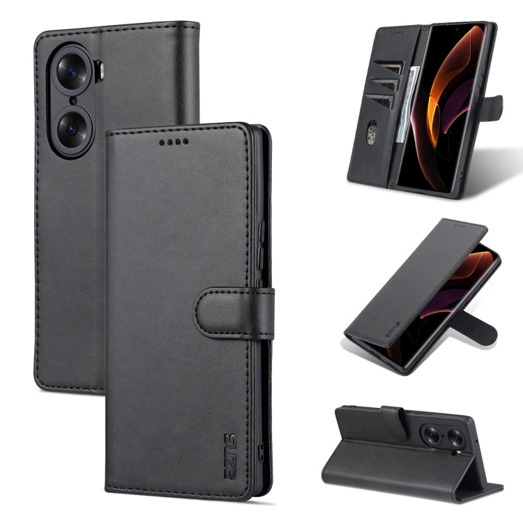 AZNS Skin Feel Calf Texture Custodia per telefono orizzontale in pelle a conchiglia, For Huawei Enjoy 20e, For Honor 60, For Honor 60 Pro, For Honor X30