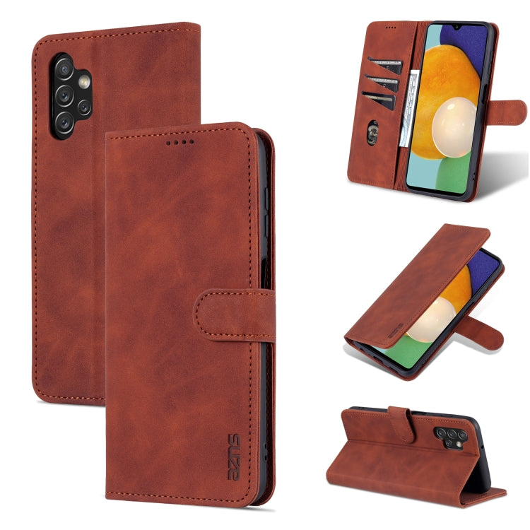 AZNS Skin Feel Calf Texture Custodia per telefono orizzontale in pelle a conchiglia, For Samsung Galaxy A13 4G, For Samsung Galaxy A33 5G, For Samsung Galaxy A53 5G, For Samsung Galaxy A73 5G