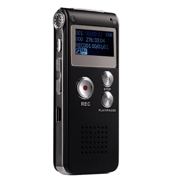 Dittafono USB Registratore vocale audio digitale con funzione WAV MP3 Player VAR, SK-012 4GB, SK-012 16GB, SK-012 32GB