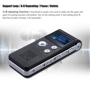 Dittafono USB Registratore vocale audio digitale con funzione WAV MP3 Player VAR, SK-012 4GB, SK-012 16GB, SK-012 32GB