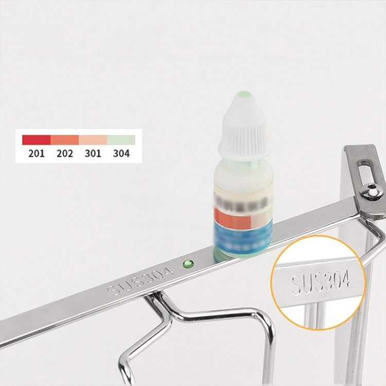 Portabicchieri per scolapiatti con ripiano in vetro da vino sospeso in acciaio inossidabile 304, Cup Holder