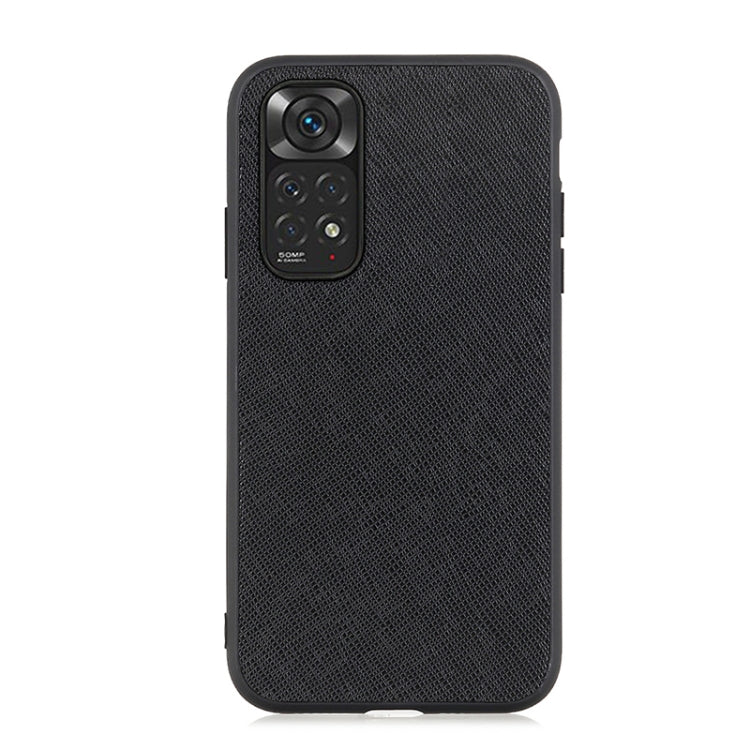 Custodia per telefono antiurto in pelle con trama incrociata, For Xiaomi Redmi Note 11 4G Global / Note 11S, For Xiaomi Redmi Note 11 Pro Global