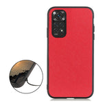 Custodia per telefono antiurto in pelle con trama incrociata, For Xiaomi Redmi Note 11 4G Global / Note 11S, For Xiaomi Redmi Note 11 Pro Global