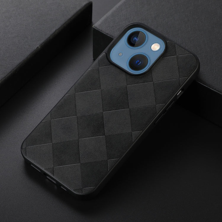 Custodia in PU scozzese intrecciata per iPhone 13 Pro
