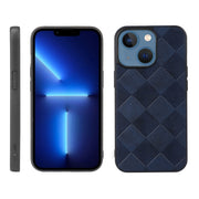 Custodia per telefono in PU scozzese intrecciata, For iPhone 13, For iPhone 13 Pro, For iPhone 13 Pro Max
