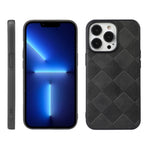 Custodia in PU scozzese intrecciata per iPhone 13 Pro