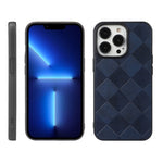 Custodia in PU scozzese intrecciata per iPhone 13 Pro