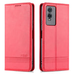 Custodia per telefono in pelle con texture di vitello magnetica AZNS, For vivo Y76s / Y74s, For Honor Play 30 Plus, For Redmi Note 11 4G Overseas Version / Note 11S, For Redmi Note 11 Pro Overseas Version
