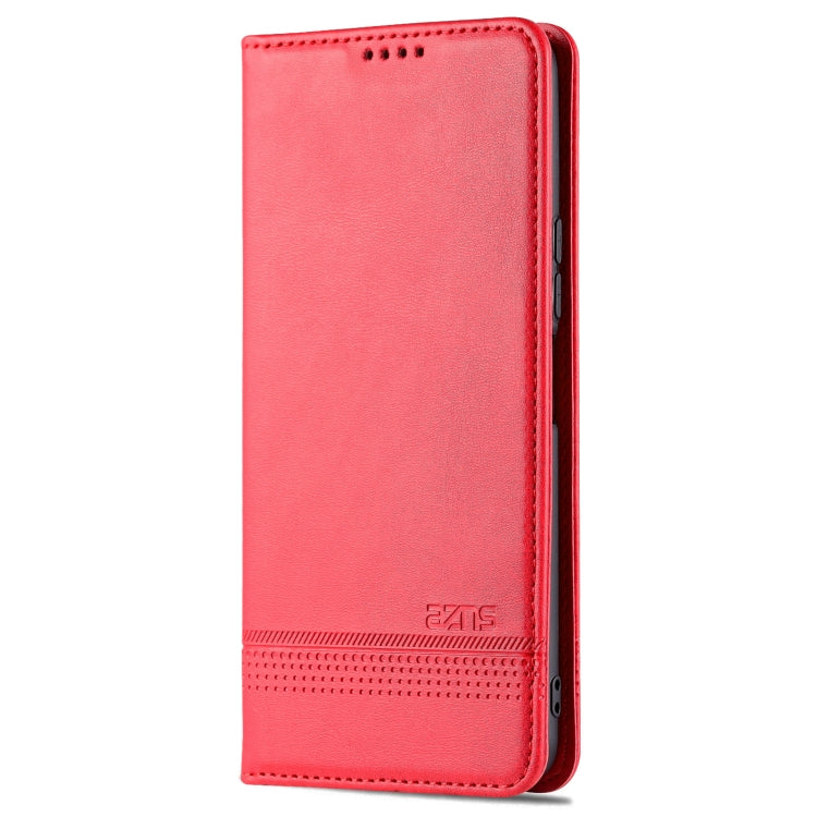 Custodia per telefono in pelle con texture di vitello magnetica AZNS, For vivo Y76s / Y74s, For Honor Play 30 Plus, For Redmi Note 11 4G Overseas Version / Note 11S, For Redmi Note 11 Pro Overseas Version