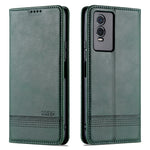 Custodia per telefono in pelle con texture di vitello magnetica AZNS, For vivo Y76s / Y74s, For Honor Play 30 Plus, For Redmi Note 11 4G Overseas Version / Note 11S, For Redmi Note 11 Pro Overseas Version
