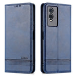 Custodia per telefono in pelle con texture di vitello magnetica AZNS, For vivo Y76s / Y74s, For Honor Play 30 Plus, For Redmi Note 11 4G Overseas Version / Note 11S, For Redmi Note 11 Pro Overseas Version
