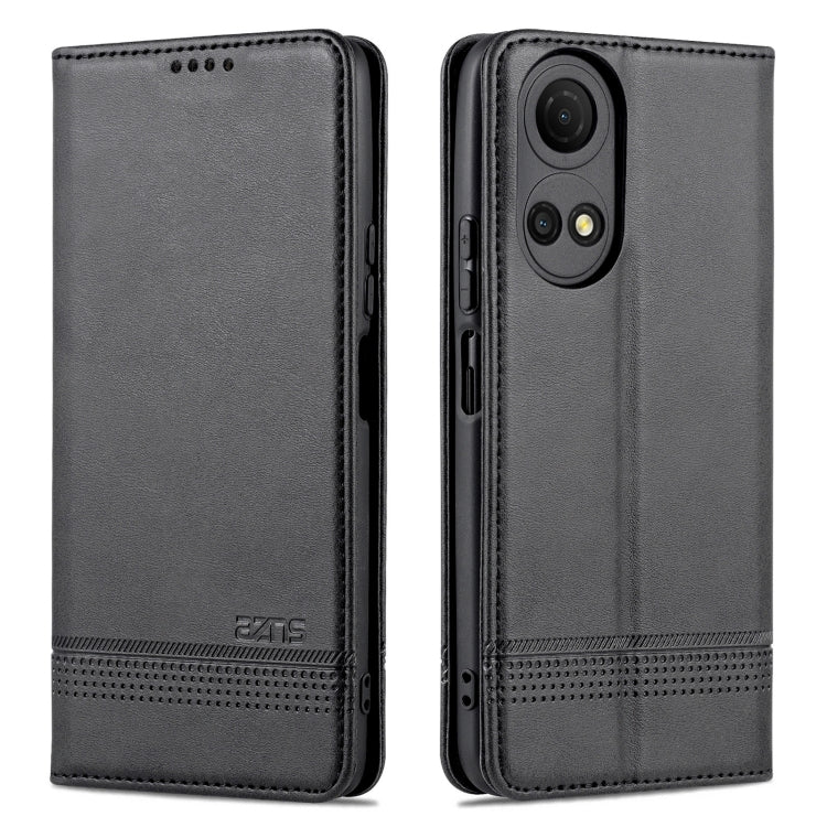 Custodia per telefono in pelle con texture di vitello magnetica AZNS, For vivo Y76s / Y74s, For Honor Play 30 Plus, For Redmi Note 11 4G Overseas Version / Note 11S, For Redmi Note 11 Pro Overseas Version