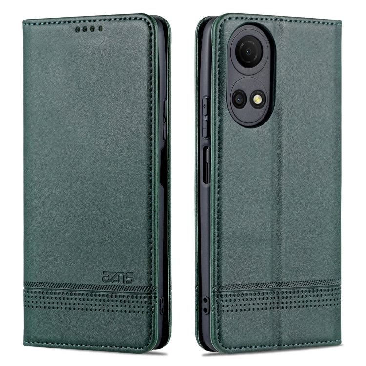 Custodia per telefono in pelle con texture di vitello magnetica AZNS, For vivo Y76s / Y74s, For Honor Play 30 Plus, For Redmi Note 11 4G Overseas Version / Note 11S, For Redmi Note 11 Pro Overseas Version