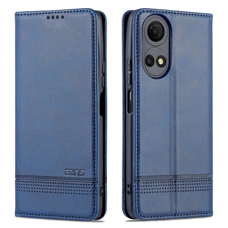 Custodia per telefono in pelle con texture di vitello magnetica AZNS, For vivo Y76s / Y74s, For Honor Play 30 Plus, For Redmi Note 11 4G Overseas Version / Note 11S, For Redmi Note 11 Pro Overseas Version