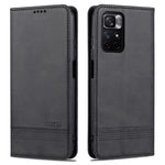 Custodia per telefono in pelle con texture di vitello magnetica AZNS, For vivo Y76s / Y74s, For Honor Play 30 Plus, For Redmi Note 11 4G Overseas Version / Note 11S, For Redmi Note 11 Pro Overseas Version