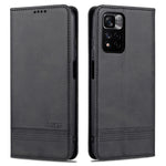 Custodia per telefono in pelle con texture di vitello magnetica AZNS, For vivo Y76s / Y74s, For Honor Play 30 Plus, For Redmi Note 11 4G Overseas Version / Note 11S, For Redmi Note 11 Pro Overseas Version