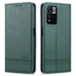 Custodia per telefono in pelle con texture di vitello magnetica AZNS, For vivo Y76s / Y74s, For Honor Play 30 Plus, For Redmi Note 11 4G Overseas Version / Note 11S, For Redmi Note 11 Pro Overseas Version
