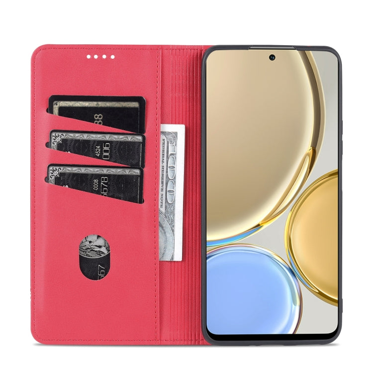 Custodia per telefono in pelle con texture di vitello magnetica AZNS, For Honor X30, For Samsung Galaxy A13 4G