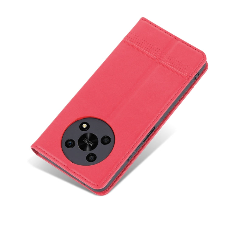 Custodia per telefono in pelle con texture di vitello magnetica AZNS, For Honor X30, For Samsung Galaxy A13 4G