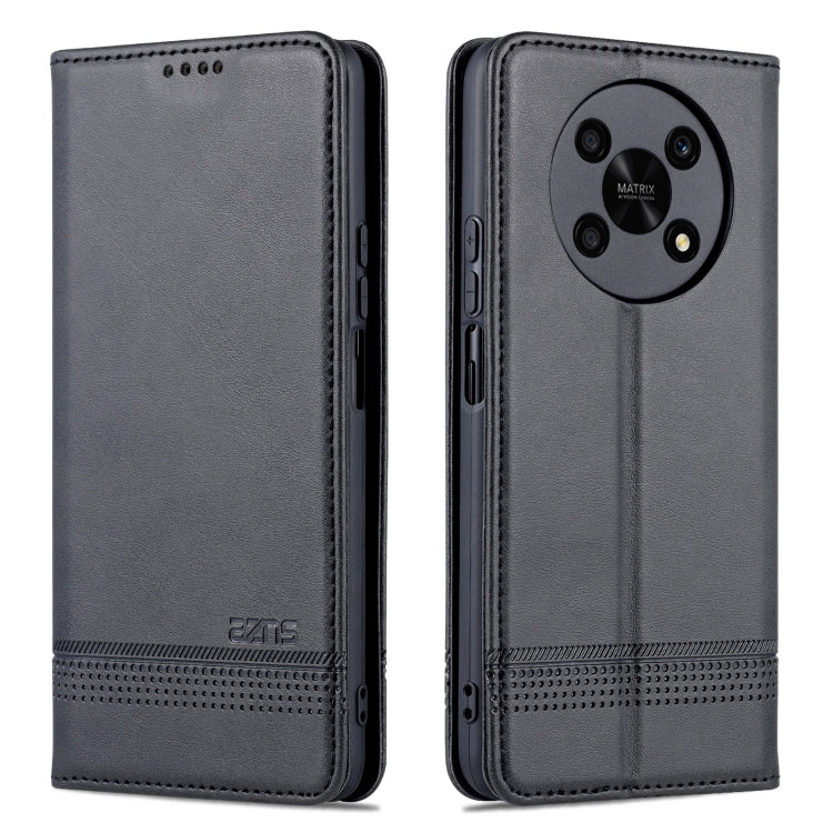 Custodia per telefono in pelle con texture di vitello magnetica AZNS, For Honor X30, For Samsung Galaxy A13 4G
