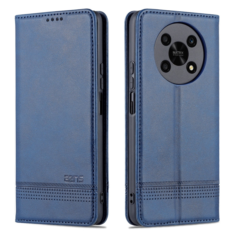 Custodia per telefono in pelle con texture di vitello magnetica AZNS, For Honor X30, For Samsung Galaxy A13 4G