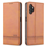 Custodia per telefono in pelle con texture di vitello magnetica AZNS, For Honor X30, For Samsung Galaxy A13 4G