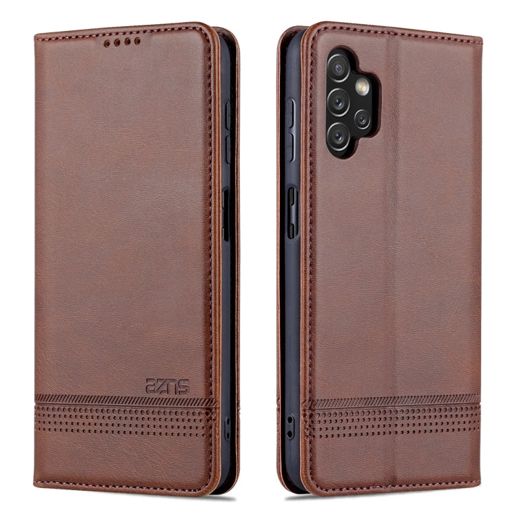 Custodia per telefono in pelle con texture di vitello magnetica AZNS, For Honor X30, For Samsung Galaxy A13 4G