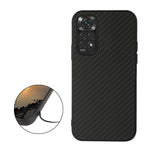 Custodia antiurto in fibra di carbonio con foro accurato, For Xiaomi Redmi Note 11 4G Global / Note 11S, For Xiaomi Redmi Note 11 Pro Global
