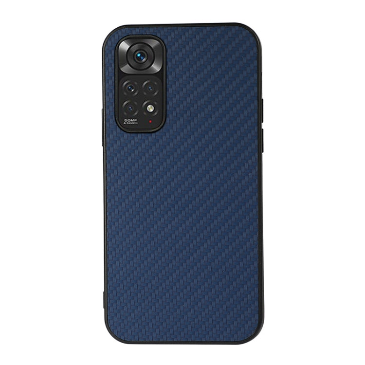 Custodia antiurto in fibra di carbonio con foro accurato, For Xiaomi Redmi Note 11 4G Global / Note 11S, For Xiaomi Redmi Note 11 Pro Global