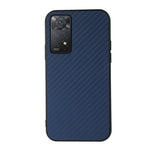 Custodia antiurto in fibra di carbonio con foro accurato, For Xiaomi Redmi Note 11 4G Global / Note 11S, For Xiaomi Redmi Note 11 Pro Global