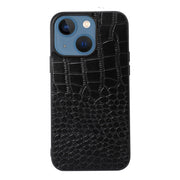 Custodia in pelle di vacchetta con strato superiore di coccodrillo, For iPhone 13, For iPhone 13 Pro, For iPhone 13 Pro Max