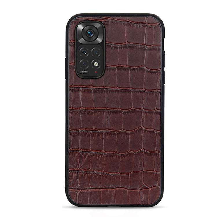 Custodia per telefono antiurto in pelle di coccodrillo, For Xiaomi Redmi Note 11 4G Global / Note 11S, For Xiaomi Redmi Note 11 Pro Global