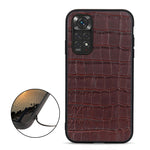 Custodia per telefono antiurto in pelle di coccodrillo, For Xiaomi Redmi Note 11 4G Global / Note 11S, For Xiaomi Redmi Note 11 Pro Global