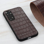 Custodia per telefono antiurto in pelle di coccodrillo, For Xiaomi Redmi Note 11 4G Global / Note 11S, For Xiaomi Redmi Note 11 Pro Global