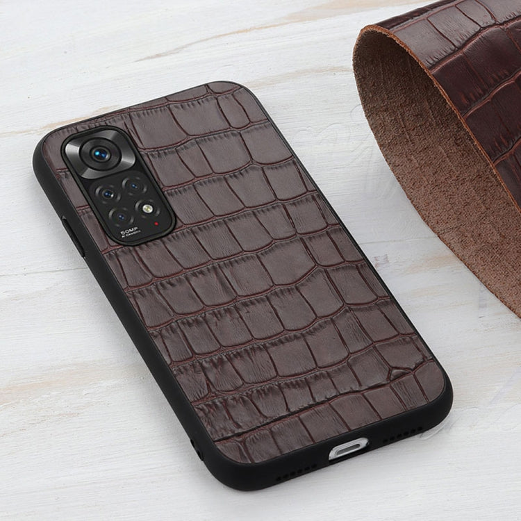 Custodia per telefono antiurto in pelle di coccodrillo, For Xiaomi Redmi Note 11 4G Global / Note 11S, For Xiaomi Redmi Note 11 Pro Global