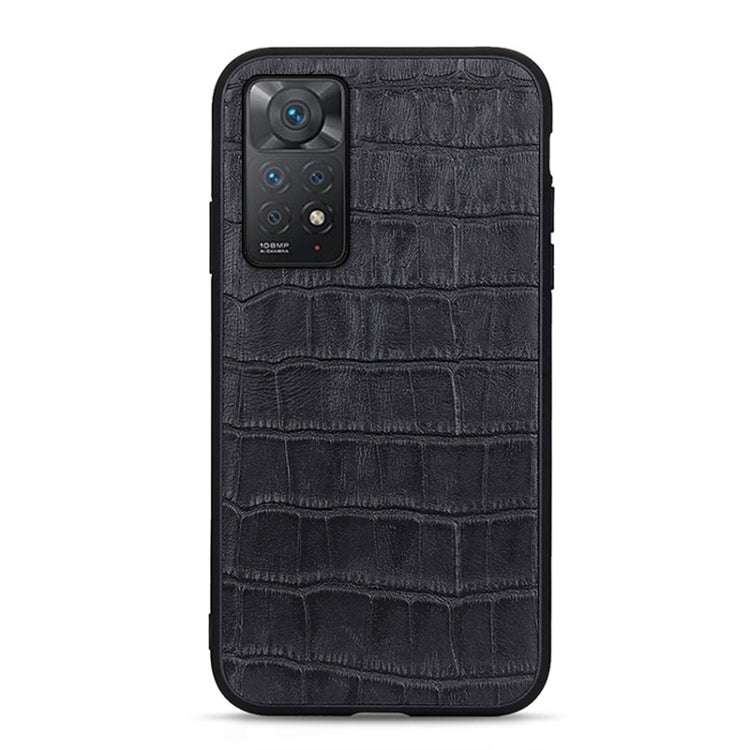 Custodia per telefono antiurto in pelle di coccodrillo, For Xiaomi Redmi Note 11 4G Global / Note 11S, For Xiaomi Redmi Note 11 Pro Global