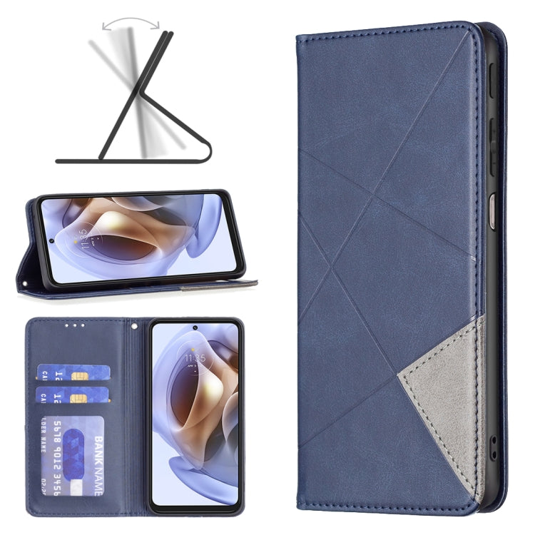 Custodia per telefono in pelle magnetica invisibile prismatica, For ZTE Blade A51, For ZTE Blade A71, For Motorola Moto G31 / G41 Side Fingerprint Version, For Nokia G21 / G11
