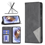 Custodia per telefono in pelle magnetica invisibile prismatica, For ZTE Blade A51, For ZTE Blade A71, For Motorola Moto G31 / G41 Side Fingerprint Version, For Nokia G21 / G11