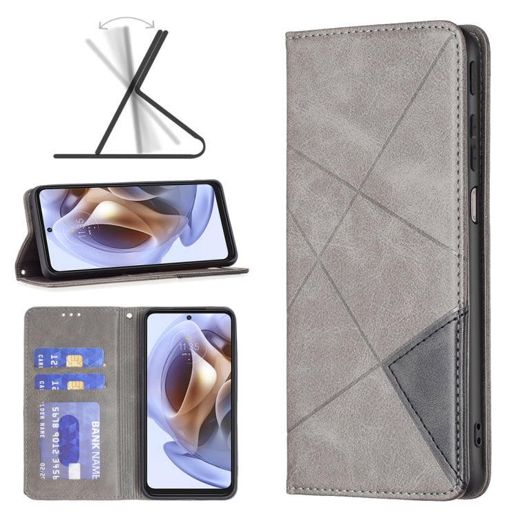Custodia per telefono in pelle magnetica invisibile prismatica, For ZTE Blade A51, For ZTE Blade A71, For Motorola Moto G31 / G41 Side Fingerprint Version, For Nokia G21 / G11