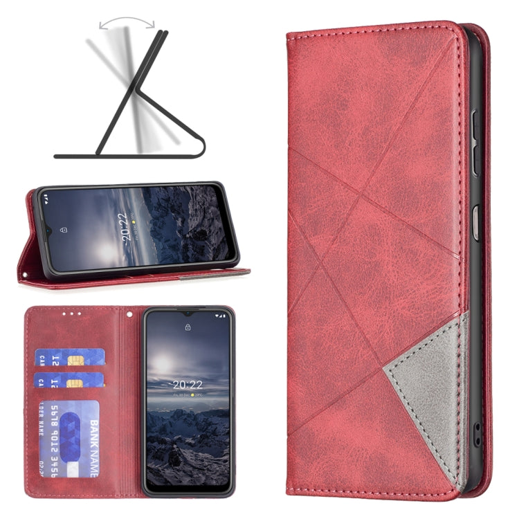 Custodia per telefono in pelle magnetica invisibile prismatica, For ZTE Blade A51, For ZTE Blade A71, For Motorola Moto G31 / G41 Side Fingerprint Version, For Nokia G21 / G11