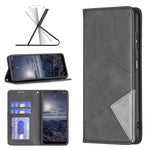Custodia per telefono in pelle magnetica invisibile prismatica, For ZTE Blade A51, For ZTE Blade A71, For Motorola Moto G31 / G41 Side Fingerprint Version, For Nokia G21 / G11