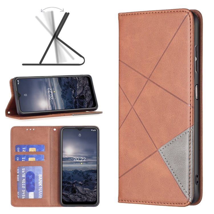 Custodia per telefono in pelle magnetica invisibile prismatica, For ZTE Blade A51, For ZTE Blade A71, For Motorola Moto G31 / G41 Side Fingerprint Version, For Nokia G21 / G11