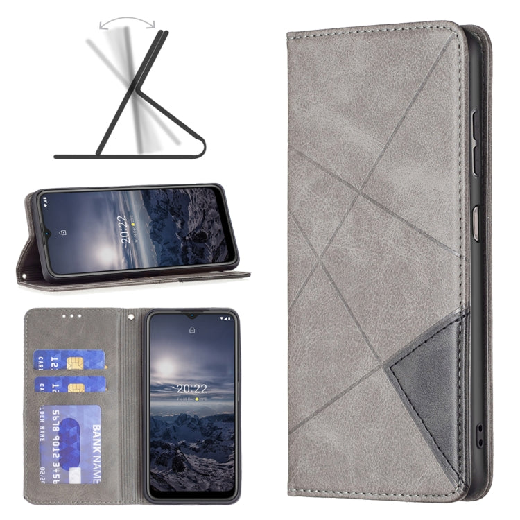 Custodia per telefono in pelle magnetica invisibile prismatica, For ZTE Blade A51, For ZTE Blade A71, For Motorola Moto G31 / G41 Side Fingerprint Version, For Nokia G21 / G11