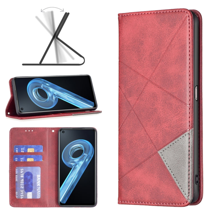 Custodia per telefono in pelle magnetica invisibile prismatica, For Motorola Moto G31 / G41  Side Fingerprint Version, For OPPO A36 / Realme 9i, For OPPO Realme 9 Pro+, For Xiaomi Redmi Note 11 International Version, For Samsung Galaxy A23 5G