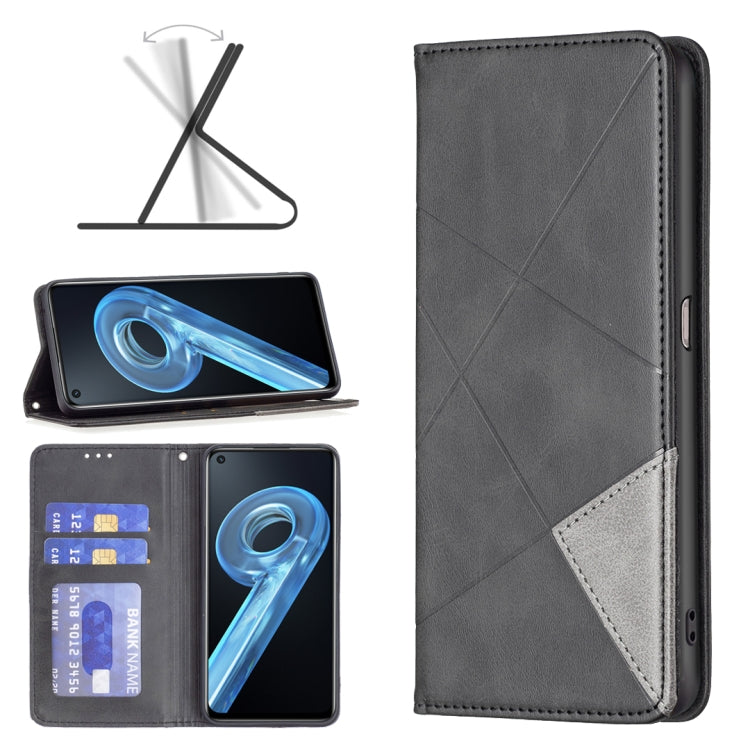 Custodia per telefono in pelle magnetica invisibile prismatica, For Motorola Moto G31 / G41  Side Fingerprint Version, For OPPO A36 / Realme 9i, For OPPO Realme 9 Pro+, For Xiaomi Redmi Note 11 International Version, For Samsung Galaxy A23 5G