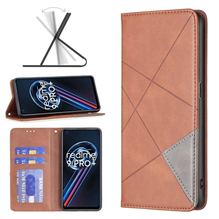 Custodia per telefono in pelle magnetica invisibile prismatica, For Motorola Moto G31 / G41  Side Fingerprint Version, For OPPO A36 / Realme 9i, For OPPO Realme 9 Pro+, For Xiaomi Redmi Note 11 International Version, For Samsung Galaxy A23 5G